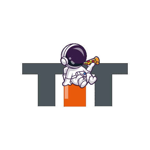 Italian Astronaut Sticker by Battipav