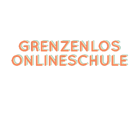 Grenzenlos Onlineschule Sticker