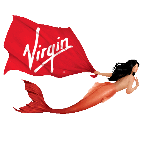 Mermaid Sticker by Virgin Voyages