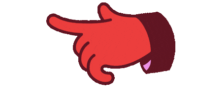 Hand Pointing Sticker