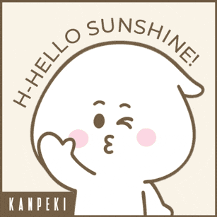 Sunshine Hello GIF by Kanpeki Care