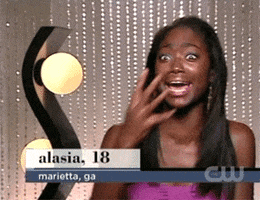 Excited Americas Next Top Model GIF