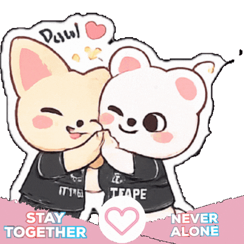 Never Alone Sticker