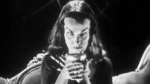 The Vampira Show Drinking GIF - Find & Share on GIPHY