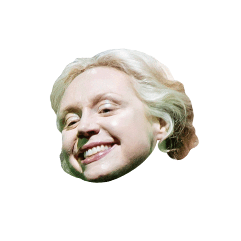 Happy Gwendoline Christie Sticker by National Theatre
