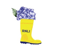 Summer Garden Sticker by Royal National Lifeboat Institution