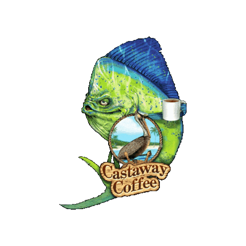 Castaway Coffee Sticker