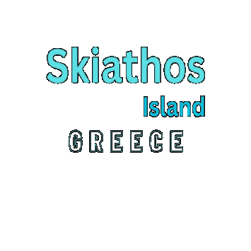 Skiathos Island Greece Sticker