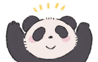 Happy Panda Sticker