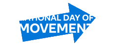 Dayofmovement Sticker by MovementForHealth