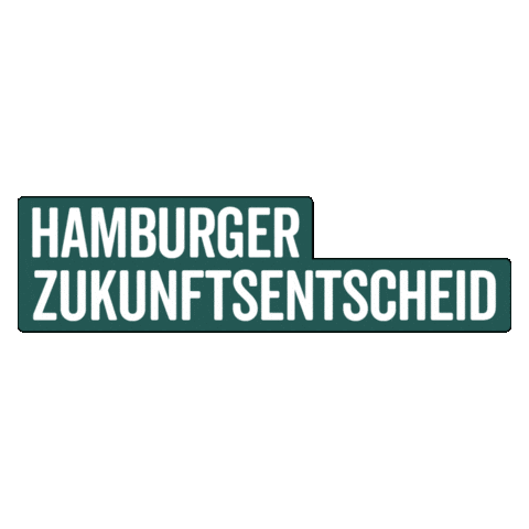 Logo Hamburg Sticker by Hamburger Zukunftsentscheid