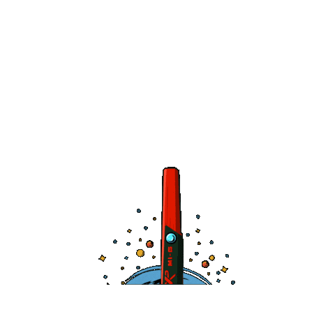 Rocket Mi6 Sticker by Detektorking