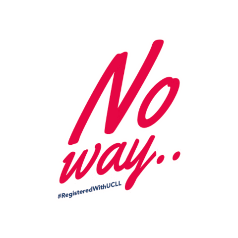 No Way Sticker by Hogeschool UCLL