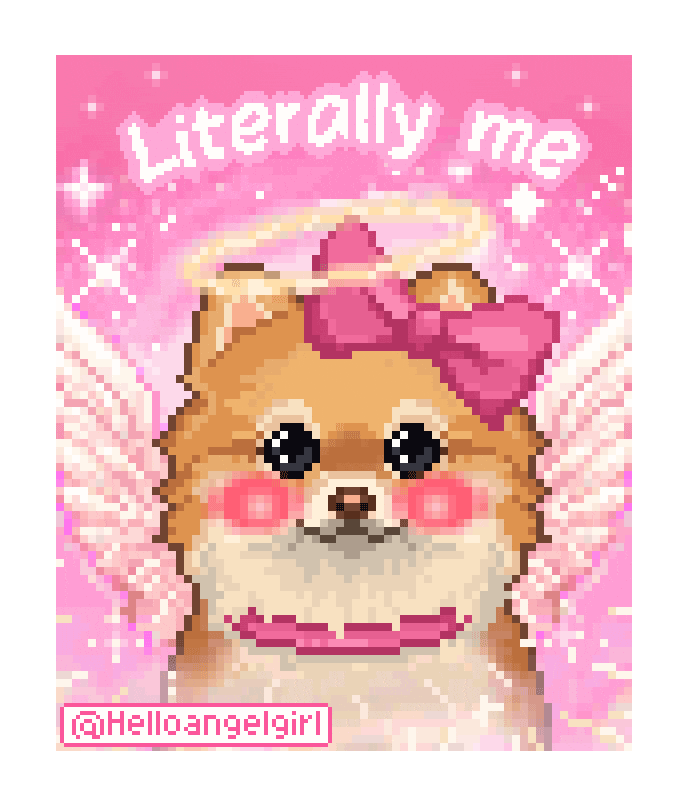 Cute Dog Sticker by helloangelgirl