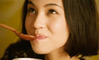Kiko Mizuhara Eating GIF