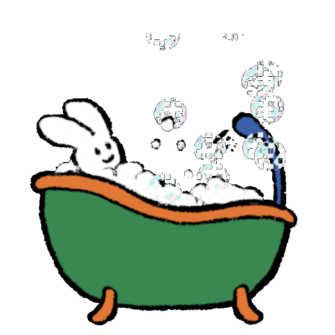 Rabbit Bubble Sticker