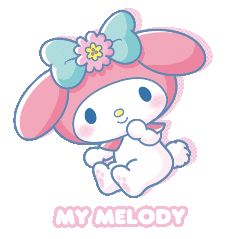 My Melody Pink Sticker by Sanrio - Find & Share on GIPHY