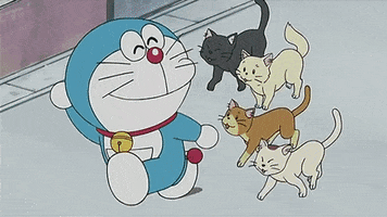 runsociety doraemon GIF