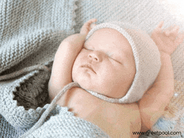 Tired New Baby GIF by GreetPool