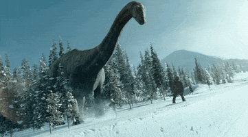 Snow Snowboarding GIF by Jurassic World
