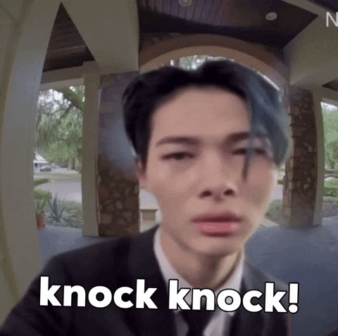 Knock Knock Duck GIF