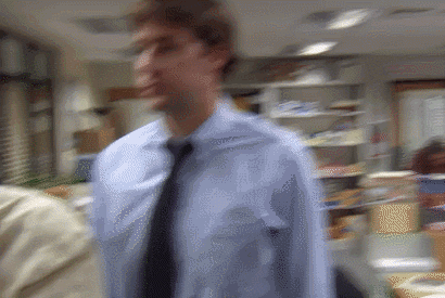 Panicked The Office GIF