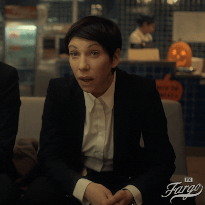Who Are You Talking To Look Around GIF by Fargo
