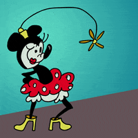 Minnie Mouse Eating GIF by Jeremy Speed Schwartz