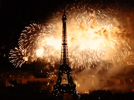 Eiffel Tower Happy Bastille Day GIF by Storyful