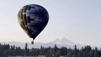 Mount Rainier Balloons GIF by Seattle Ballooning