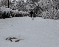 Winter Running GIF
