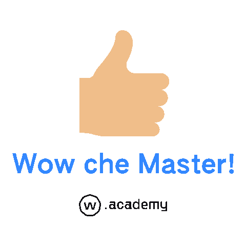 Master Wow Sticker by w.academy