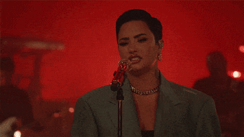 Demi Lovato Singing GIF by The Tonight Show Starring Jimmy Fallon