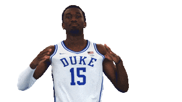 Vibing Mark Williams Sticker by Duke Men's Basketball