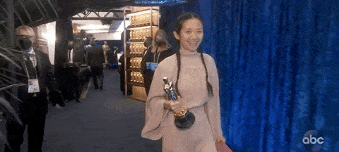 Giphy - Chloe Zhao Oscars GIF by The Academy Awards