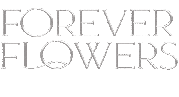 Foreverflowers-White Sticker by Schaham Home