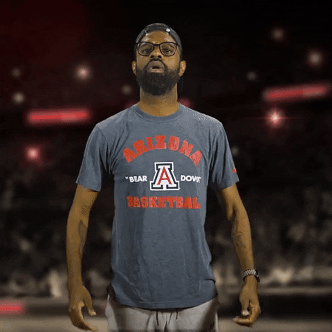Arizona Wildcats Thumbs Down GIF by Basketball Madness