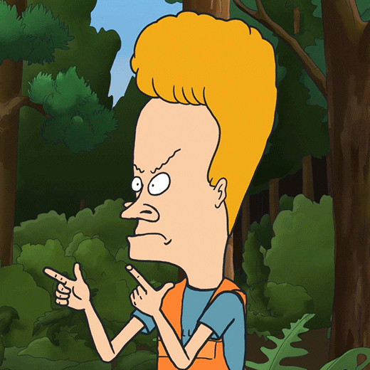 Beavis And Butthead Finger Guns GIF by Paramount+