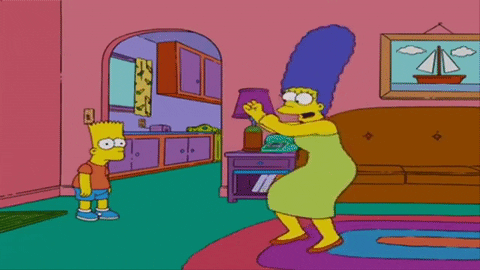 dance the simpsons dancing marge simpson party GIF