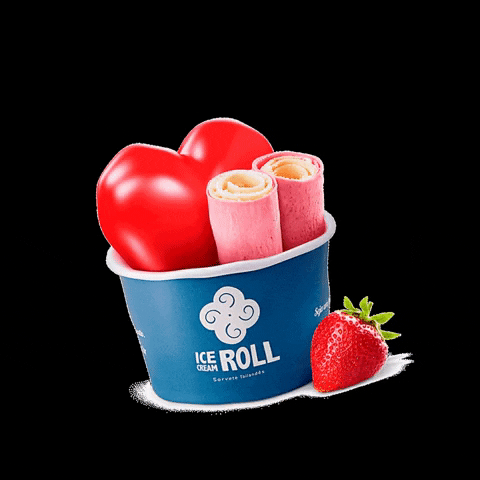 Ice Cream Roll Br GIF