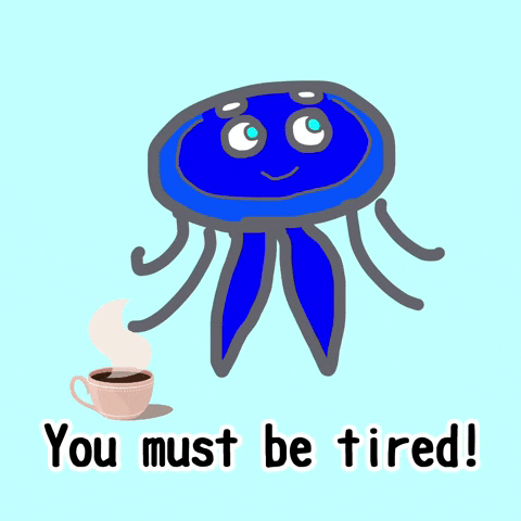 Tired Jellyfish GIF
