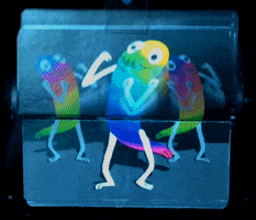 animation rainbow GIF by Neil Sanders