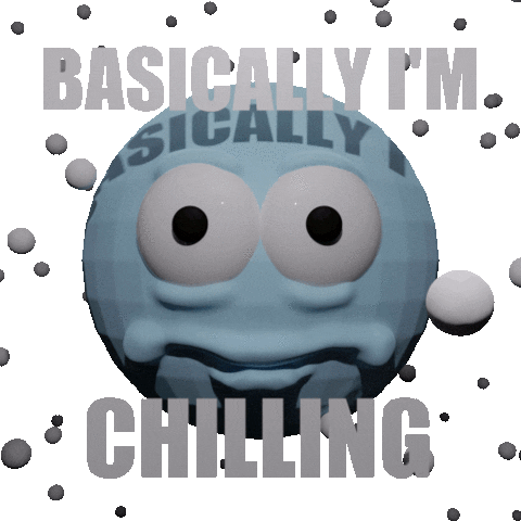 Chilling Chill Out Sticker