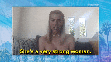Strong Woman Selling Sunset GIF by BuzzFeed