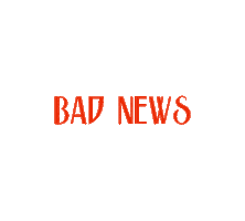 Bad News Sticker by Guerilla Music Promotion GmbH