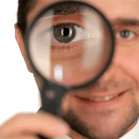 Magnifying Glass Searching GIF by Oi