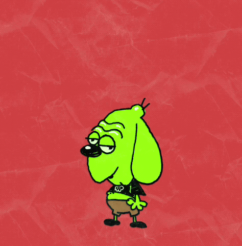 Scared Dog GIF by kinjiro