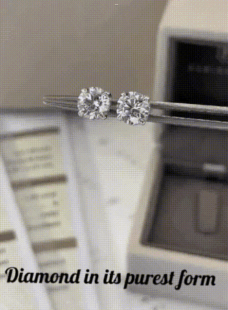 ShivShambuDiamonds diamond round earrings shiv GIF