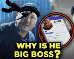 Metal Gear Why Is He Big Boss GIF