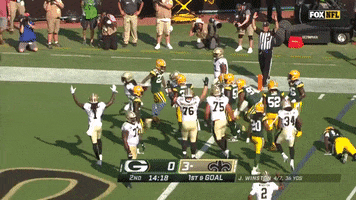 Football Sport GIF by New Orleans Saints